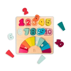 Branford Limited B.Toys Counting Rainbows Wooden Puzzle Clearance