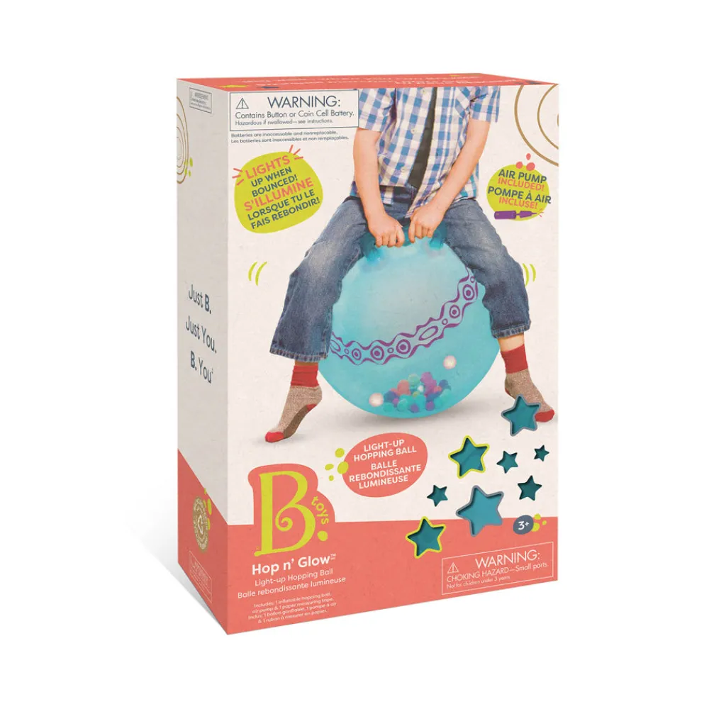 B. Toys B.Toys Light-Up Hopping Ball (Sea) New