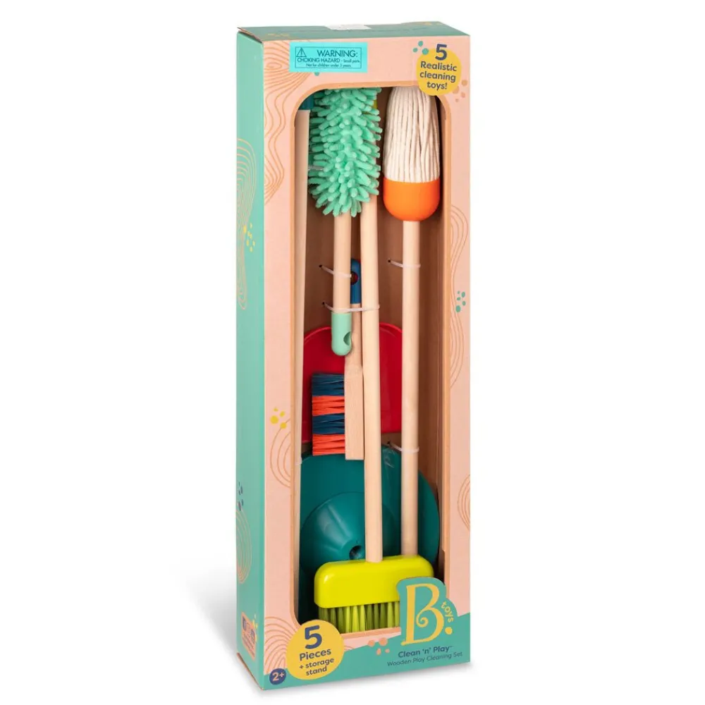 Branford Limited B.Toys Wooden Cleaning Play Set Hot