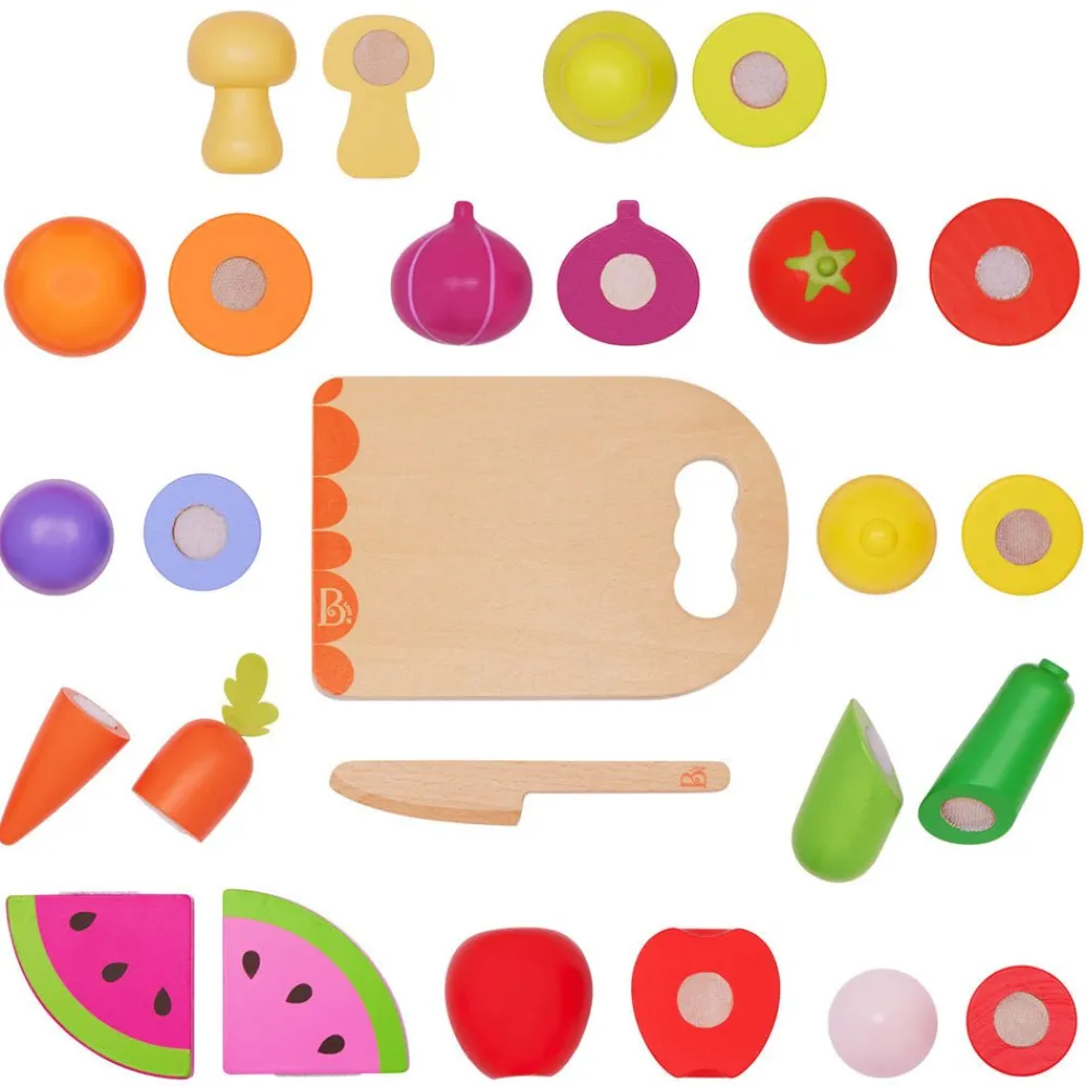 Branford Limited B.Toys Wooden Fruits & Vegetable Playset Outlet