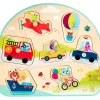 B. Toys B.Toys Wooden Puzzle Assortment New