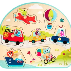 B. Toys B.Toys Wooden Puzzle Assortment New