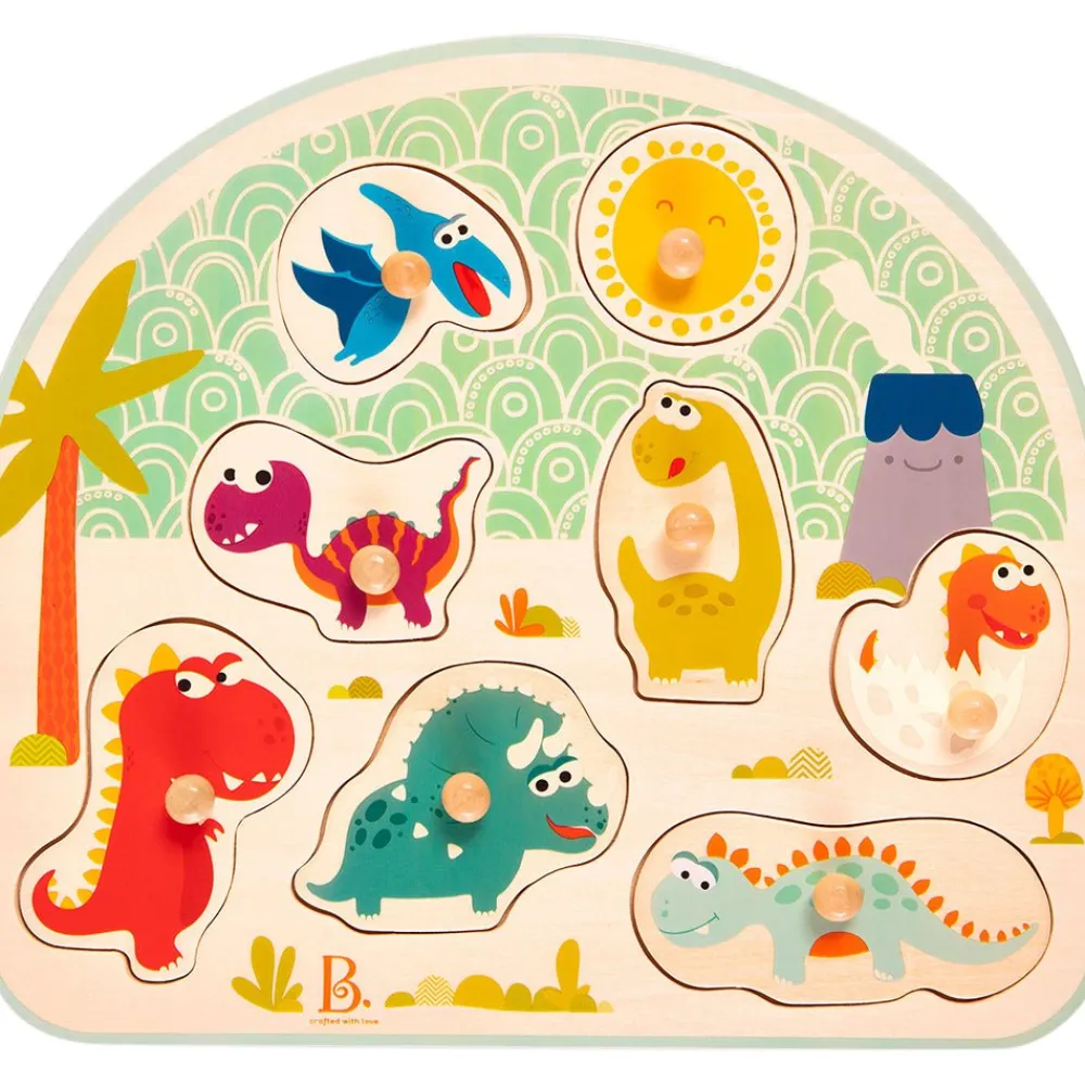 B. Toys B.Toys Wooden Puzzle Assortment New