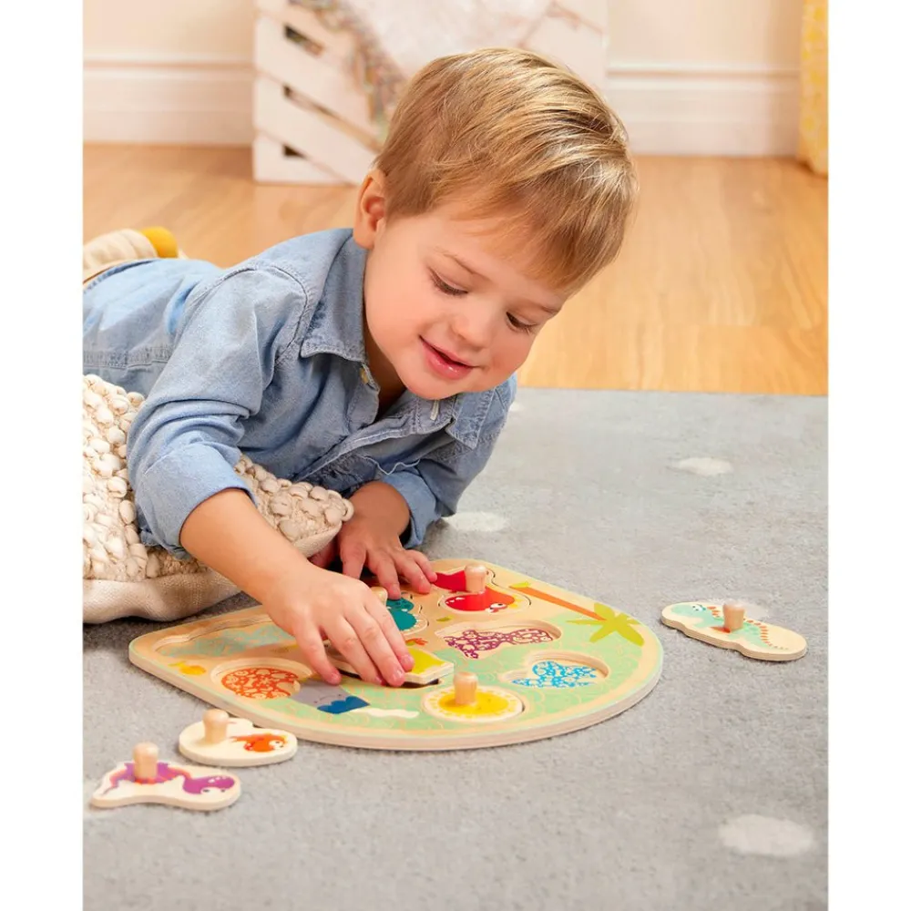 B. Toys B.Toys Wooden Puzzle Assortment New