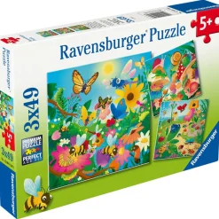 Ravensburger Bugs, Bugs, Bugs 3x49 Pc Puzzle New