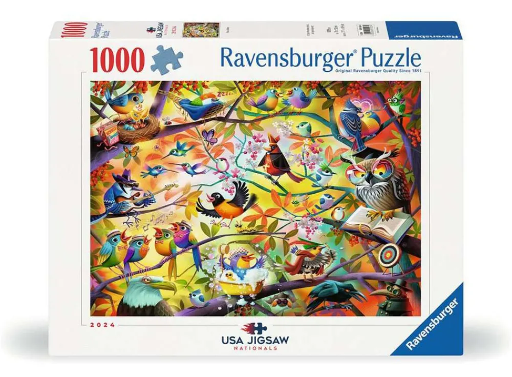 Ravensburger Busy Birdies 1000 Pc Puzzle Fashion