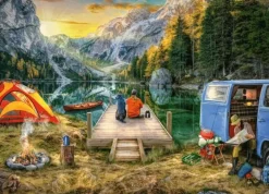 Ravensburger Calm Campsite 1000 Pc Puzzle Hot