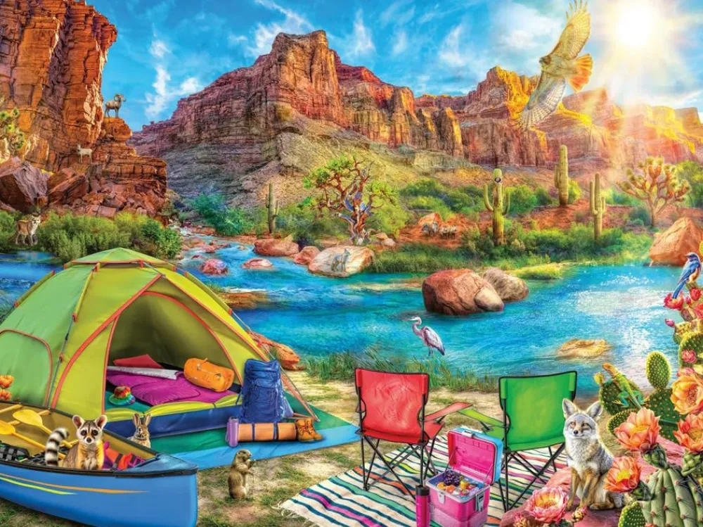 Ravensburger Canyon Camping 1500 Pc Puzzle Online