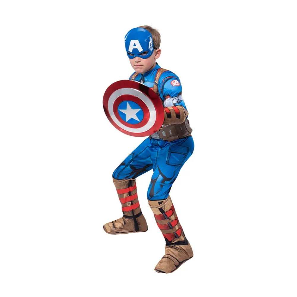 Mastermind Toys Captain America Premium Costume with shield Medium Clearance