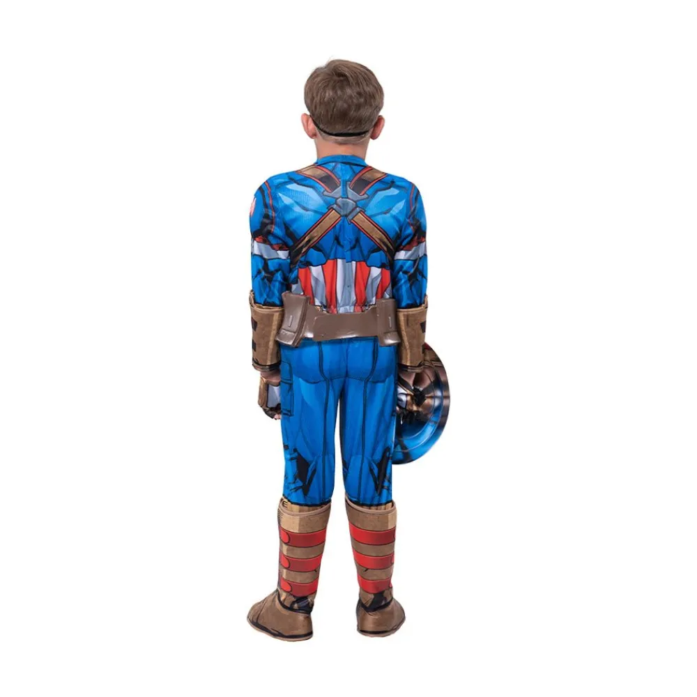 Mastermind Toys Captain America Premium Costume with shield Medium Clearance