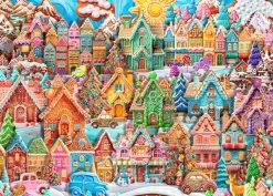 Ravensburger Christmas Cookie Village 1000 Pc Puzzle Hot