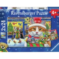 Ravensburger Christmas Kitties 2x24 Pc Puzzle Online
