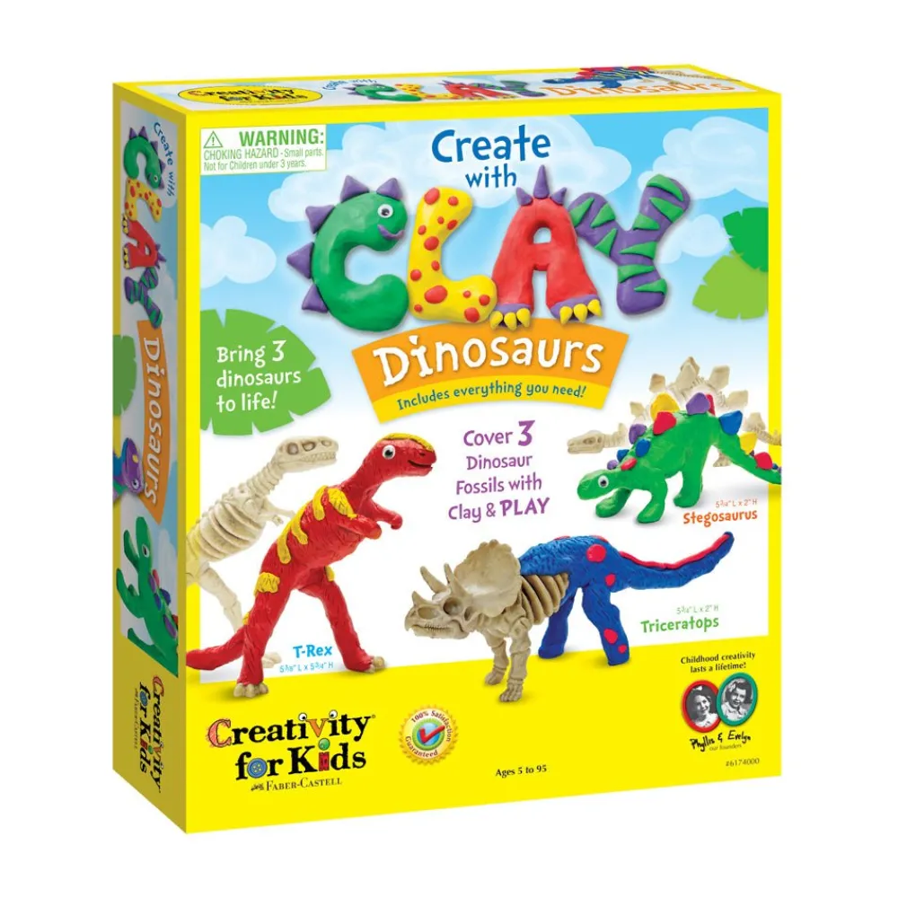 A.W. Faber - Castell USA Inc. C4K Create with Clay Dinosaurs Clearance