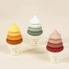 Coco Village 3 Sets of Silicone Stackable Ice Cream Cones 18 pcs Sale