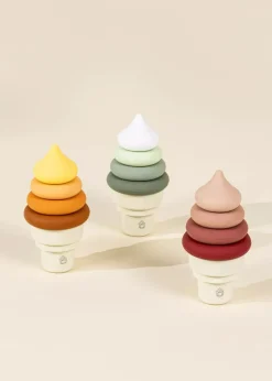 Coco Village 3 Sets of Silicone Stackable Ice Cream Cones 18 pcs Sale