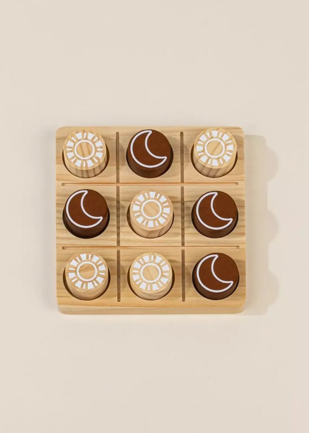 Coco Village Wooden Tic Tac Toe Playset New