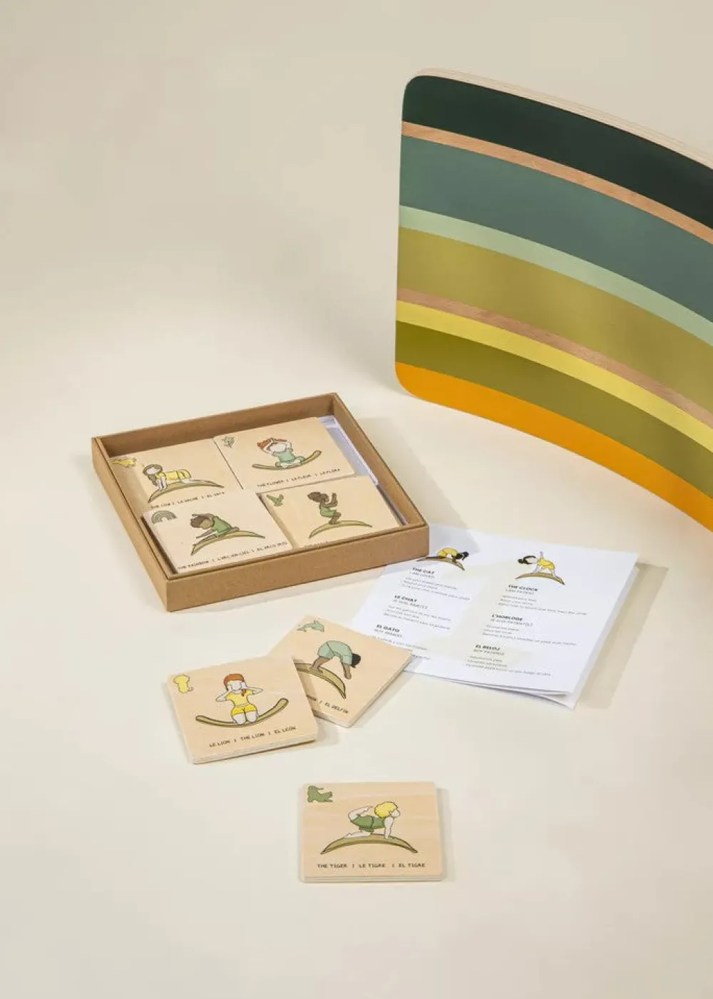 Ningbo Fecda Toys Co., Ltd Coco Village Balance Board Yoga Wooden Cards Sale