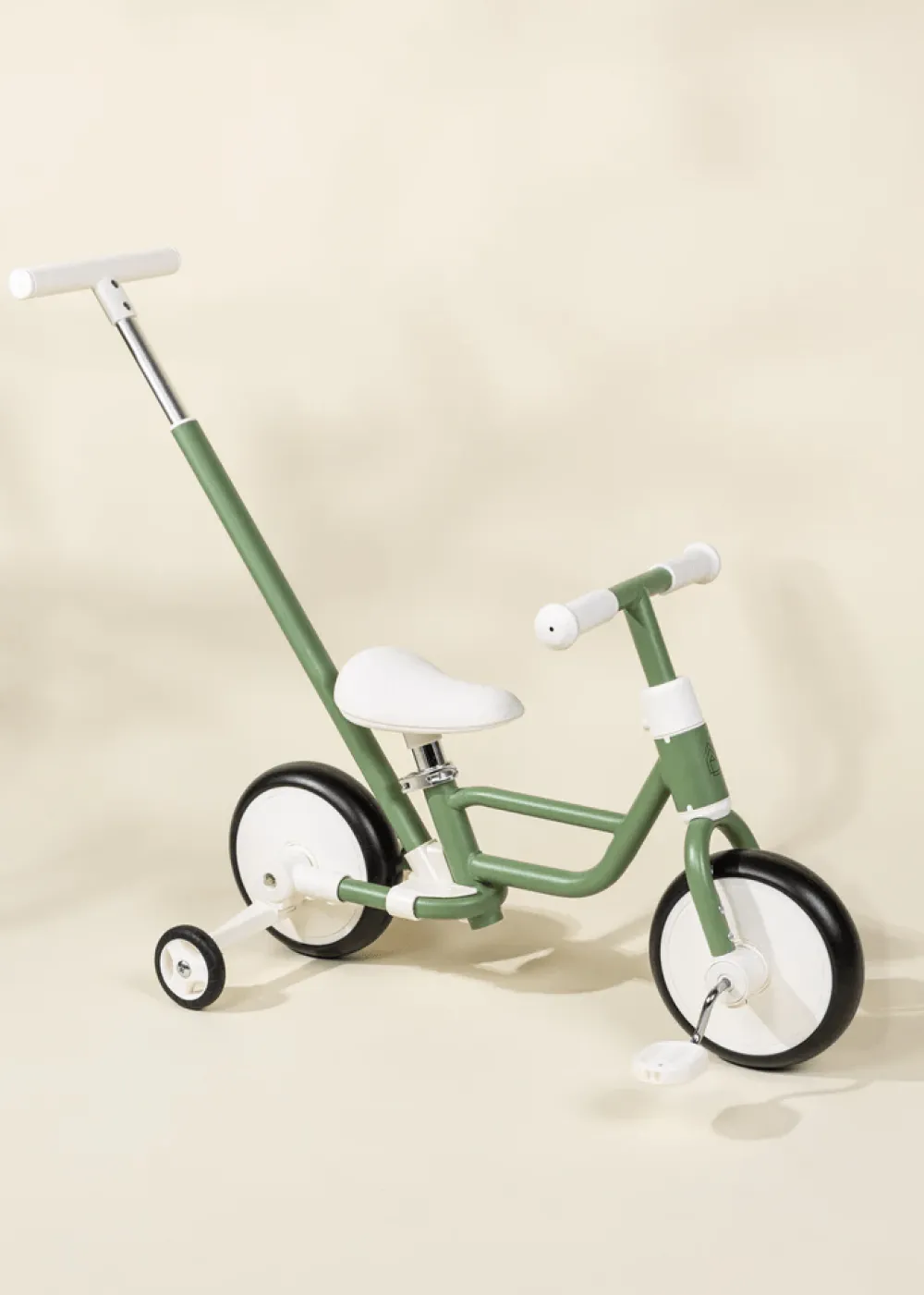 Coco Village 4-in-1 Tricycle w/ Push Handle & Wheels - Seafoam New