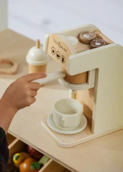 Ningbo Fecda Toys Co., Ltd Coco Village Wooden Coffee Maker Set Hot