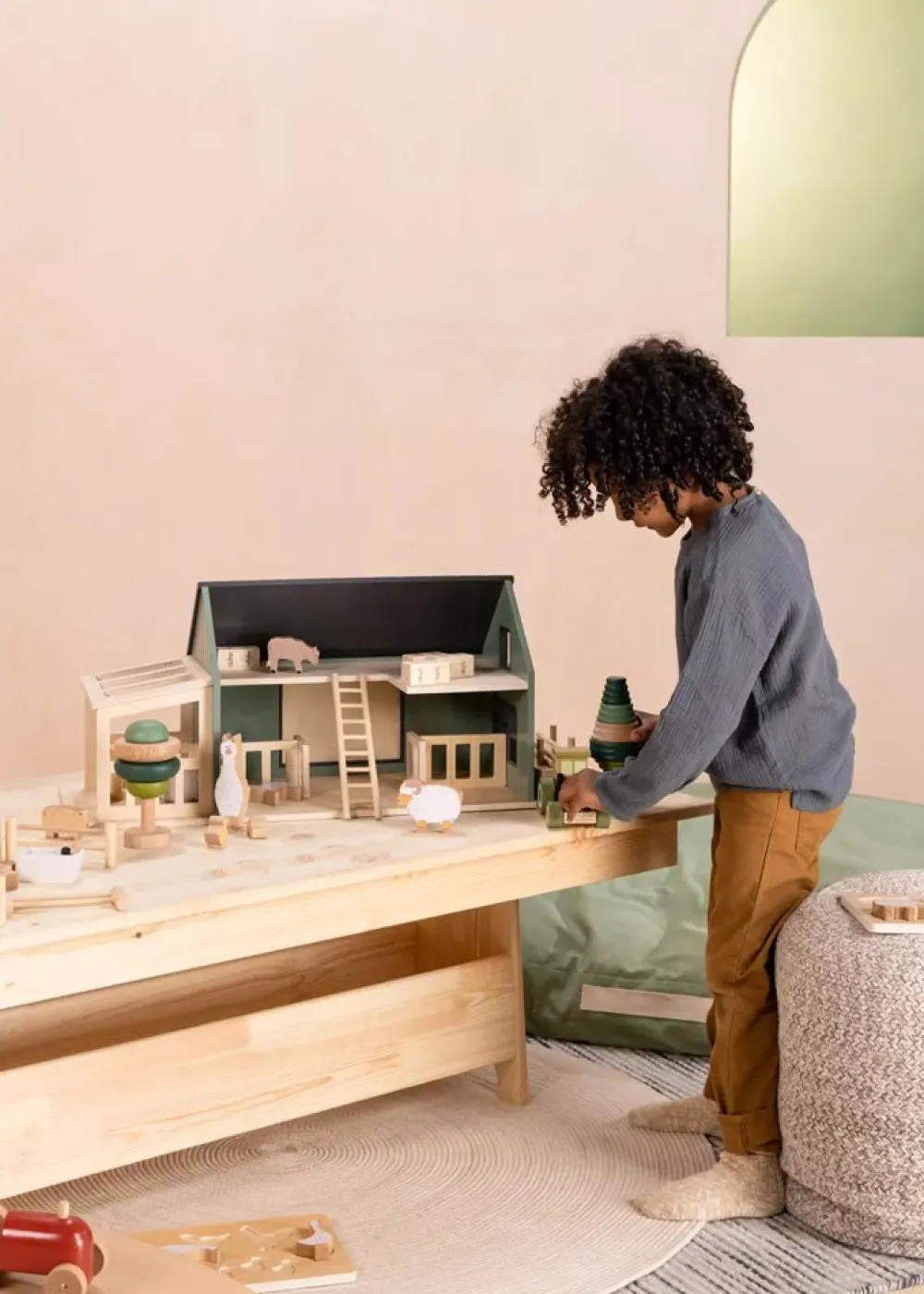 Zhejiang Hengxiang Toys Group Co., Ltd Coco Village Wooden Farm & Accessories Set Sale
