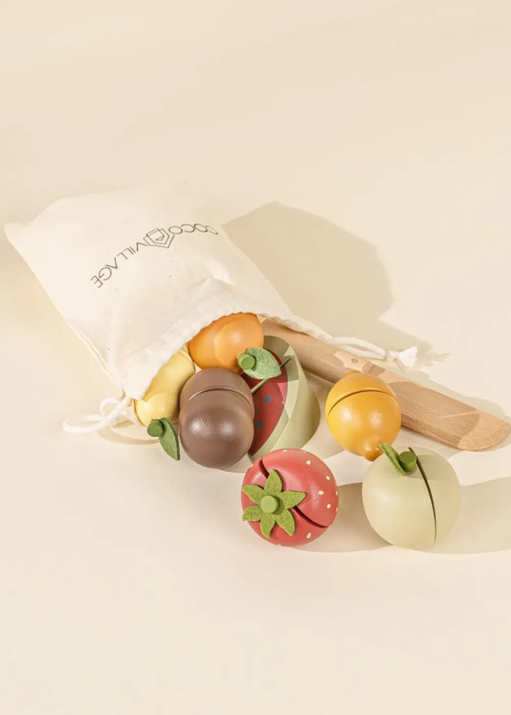 Ningbo Fecda Toys Co., Ltd Coco Village Wooden Fruits playset Outlet
