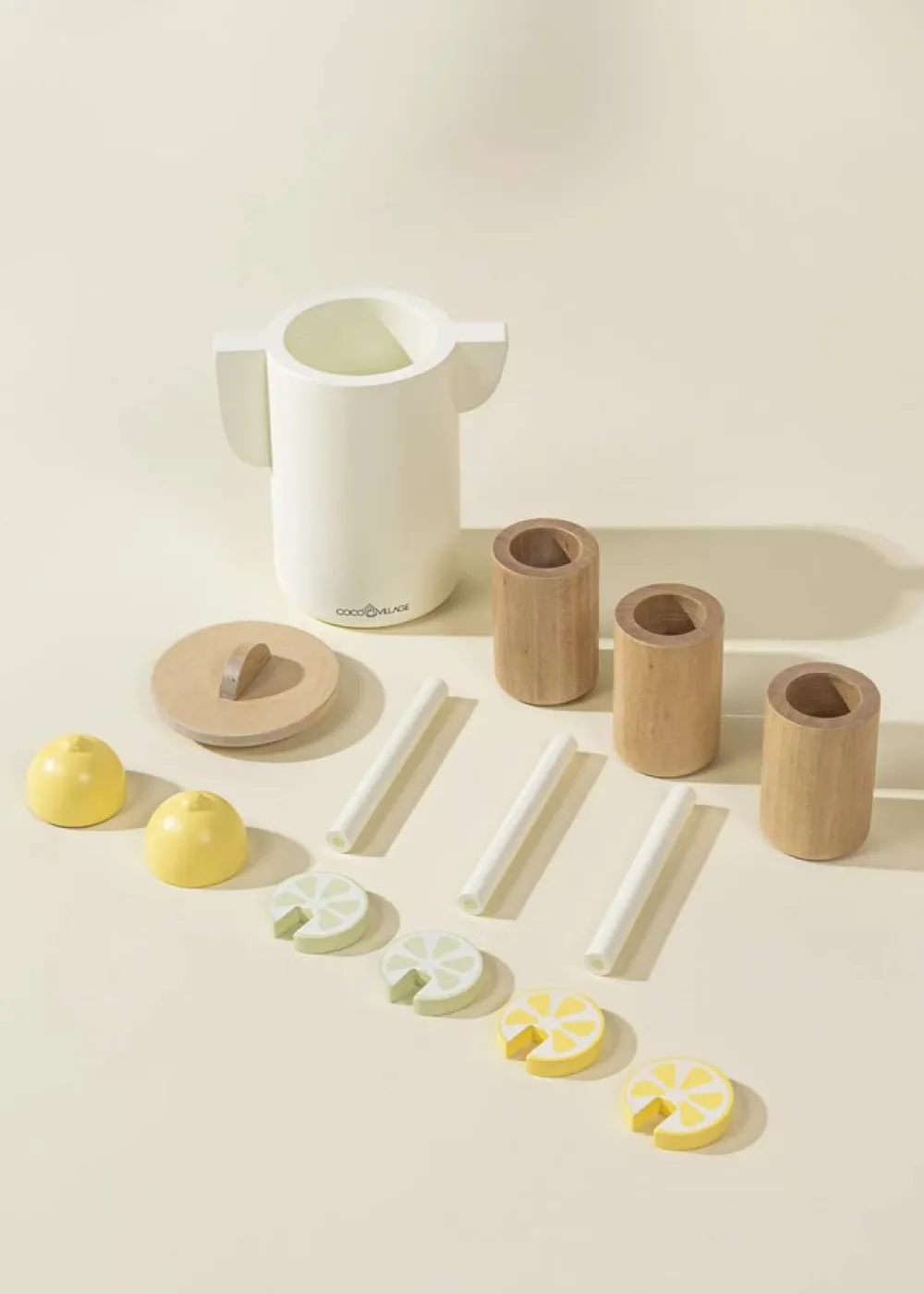 Ningbo Fecda Toys Co., Ltd Coco Village Wooden Lemonade Playset and Accessories Fashion