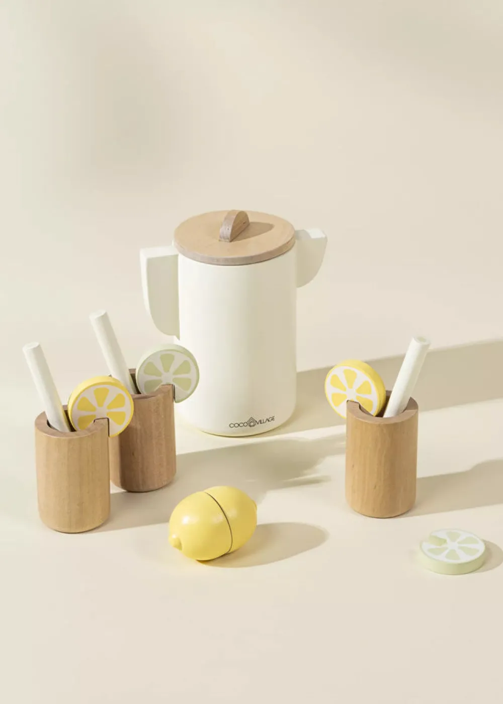 Ningbo Fecda Toys Co., Ltd Coco Village Wooden Lemonade Playset and Accessories Fashion