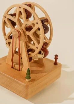 Coco Village Wooden Music Box - Ferris Wheel New