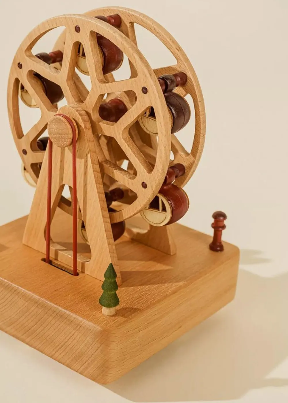 Coco Village Wooden Music Box - Ferris Wheel New