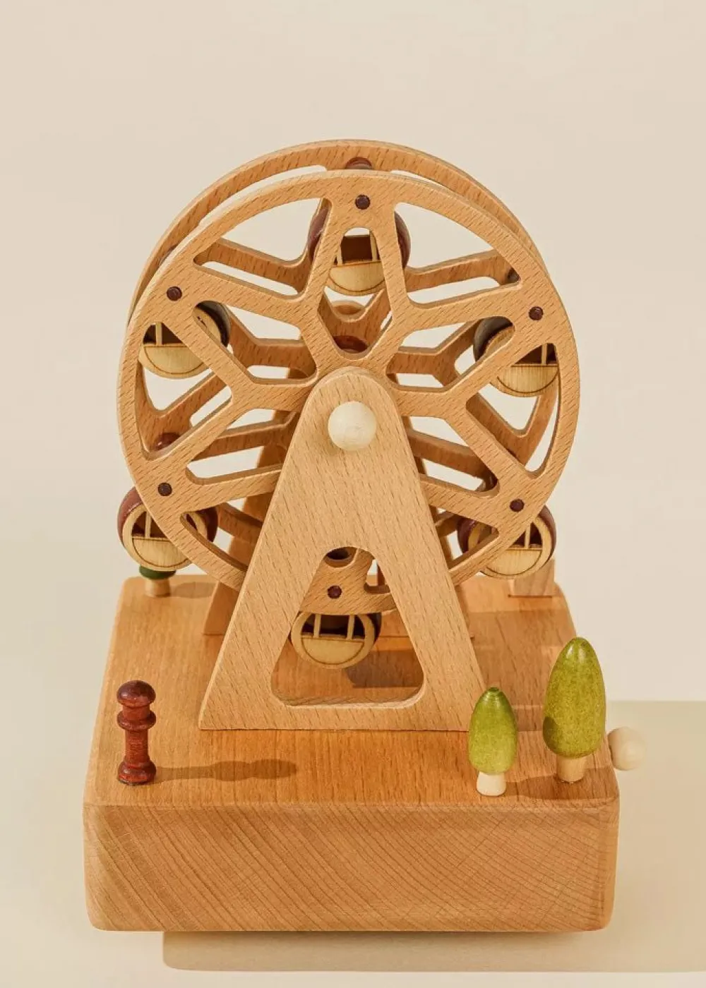 Coco Village Wooden Music Box - Ferris Wheel New