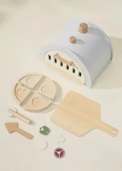 Coco Village Wooden Pizza Oven Playset and Accessories New