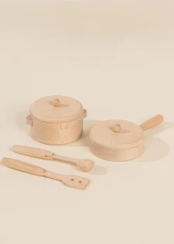 Ningbo Fecda Toys Co., Ltd Coco Village Wooden Pots and Pans Playset (6 Pcs) Outlet