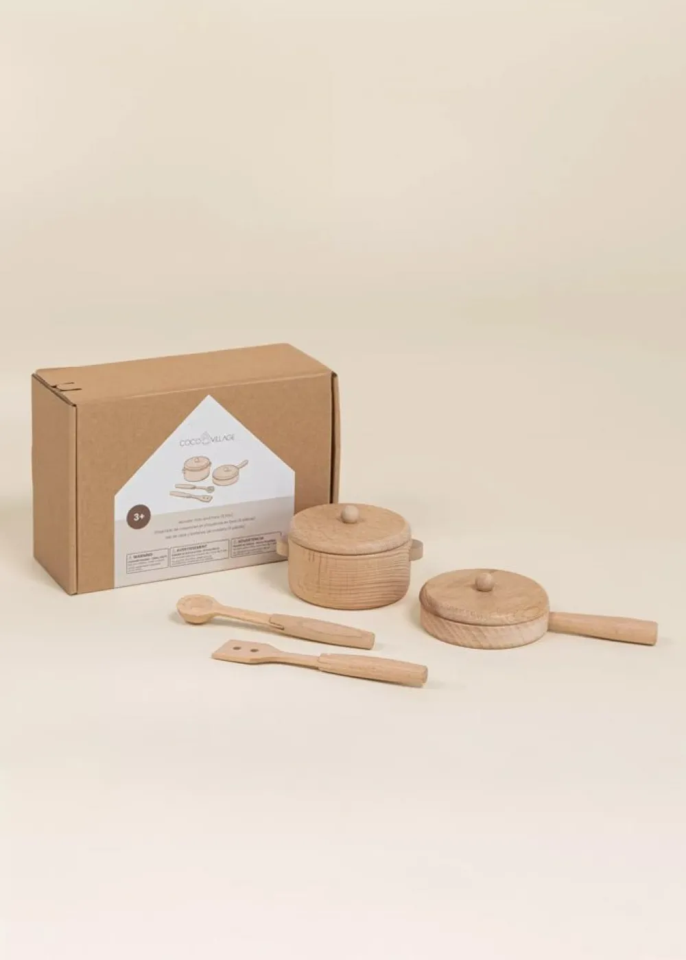 Ningbo Fecda Toys Co., Ltd Coco Village Wooden Pots and Pans Playset (6 Pcs) Outlet