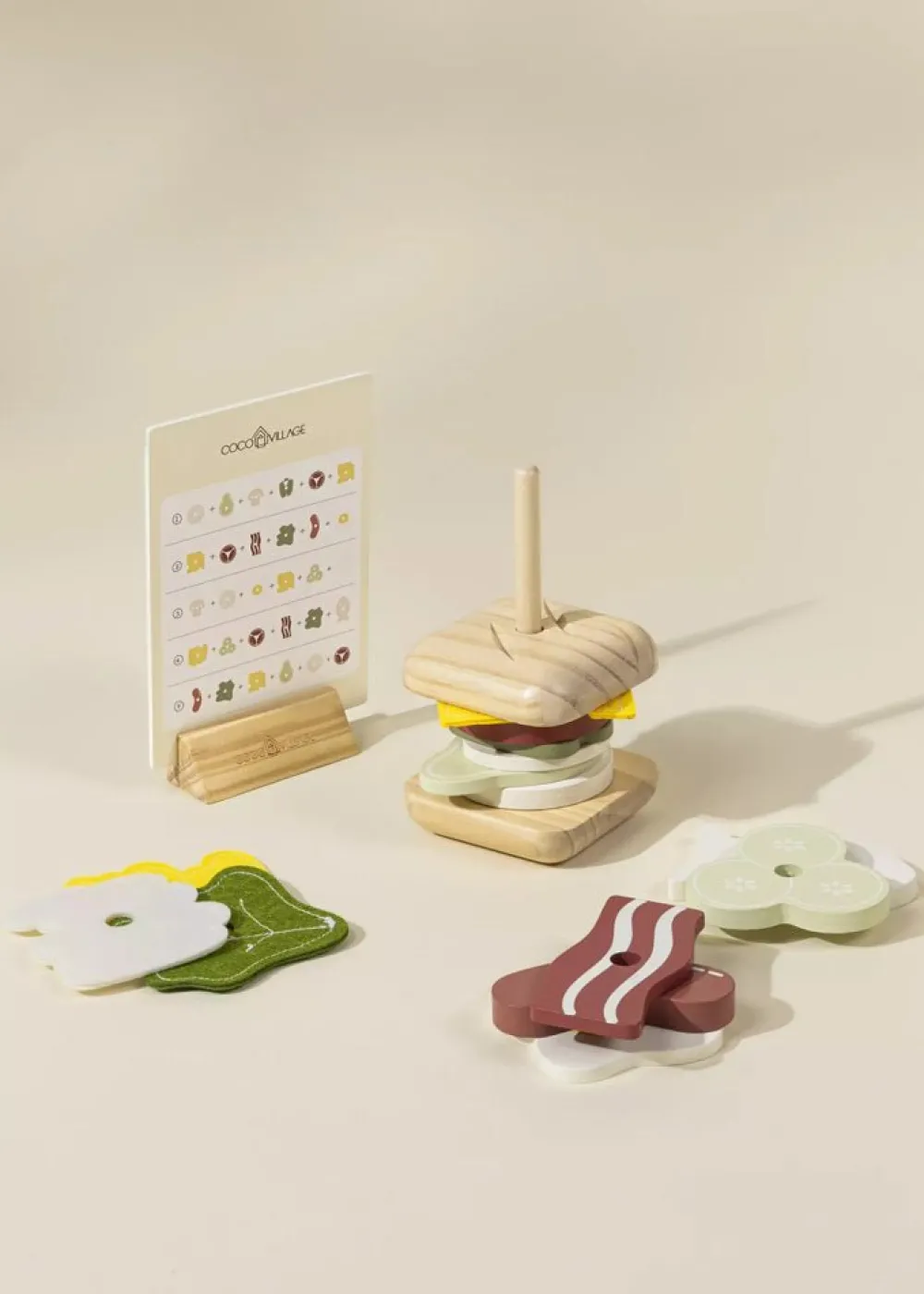 Ningbo Fecda Toys Co., Ltd Coco Village Wooden Stackable Sandwich Online