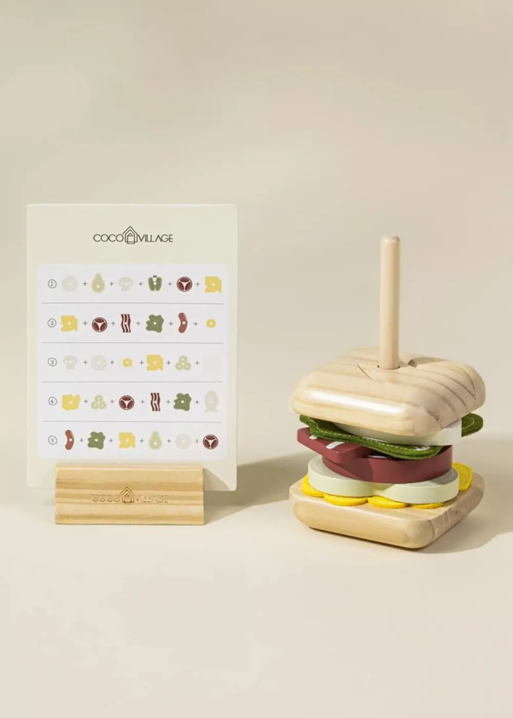 Ningbo Fecda Toys Co., Ltd Coco Village Wooden Stackable Sandwich Online