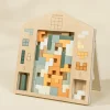 Coco Village Wooden Tetris Puzzle Toy (40 pcs) Fashion