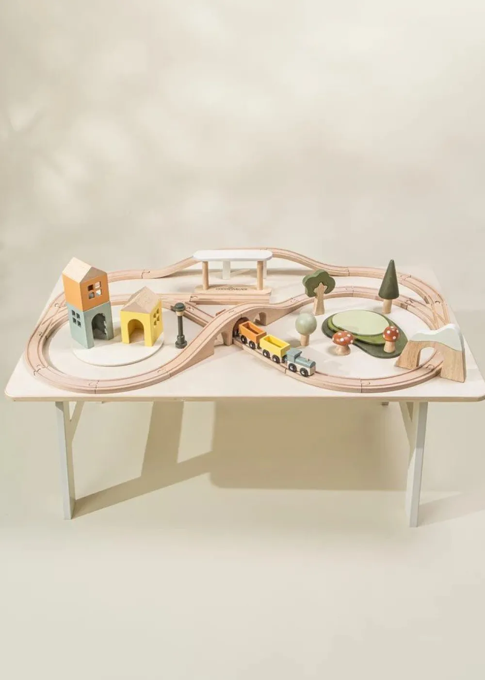 Coco Village Wooden Train & Table Playset Sale