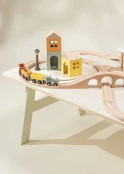 Coco Village Wooden Train & Table Playset Sale