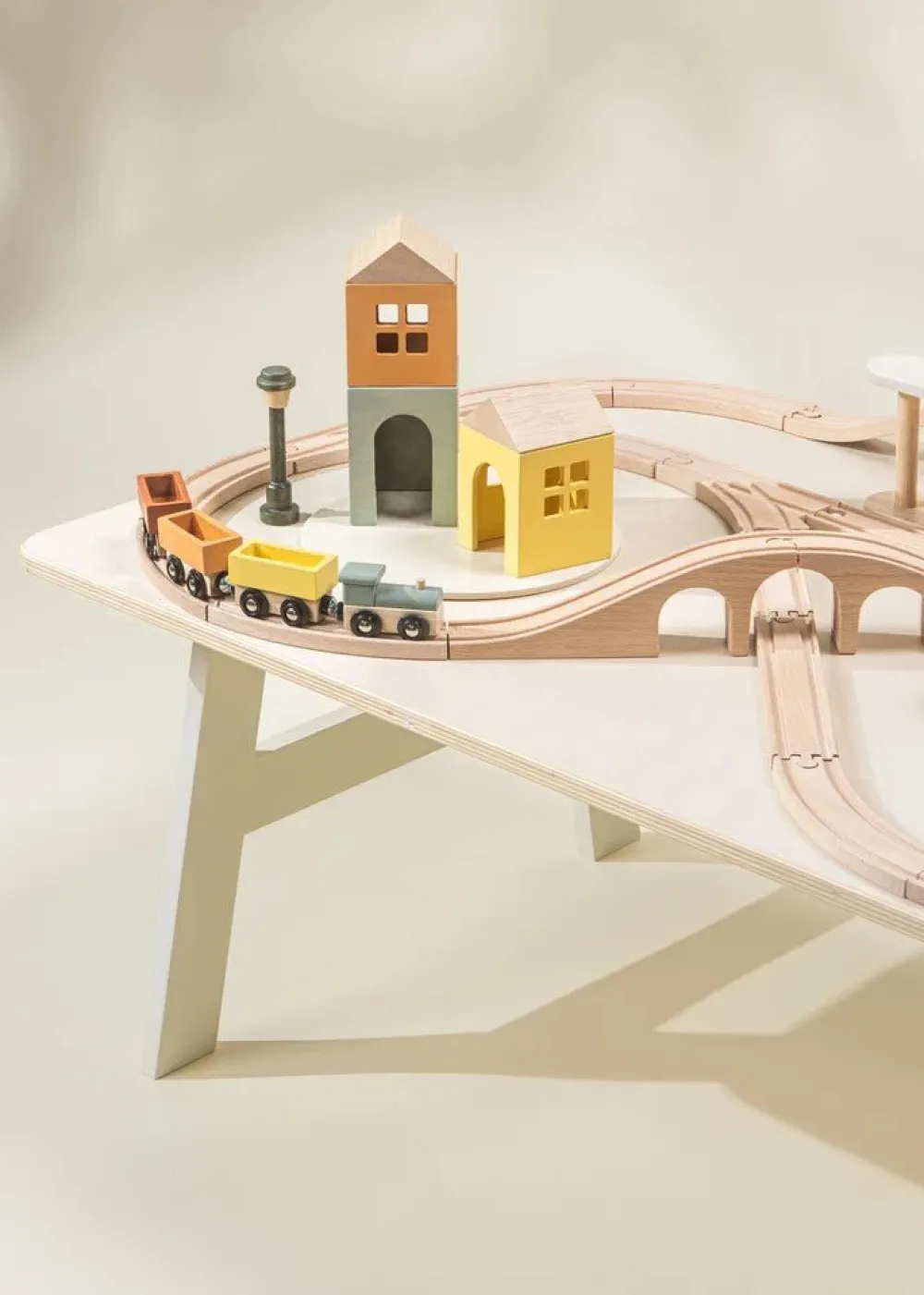 Coco Village Wooden Train & Table Playset Sale