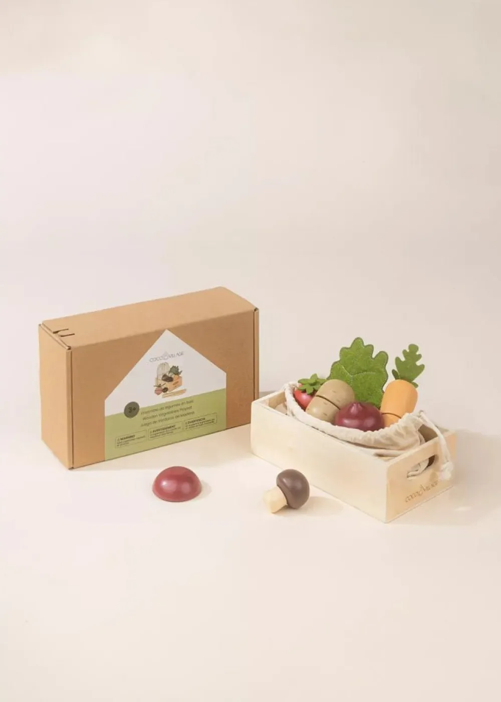 Ningbo Fecda Toys Co., Ltd Coco Village Wooden Vegetables playset Fashion