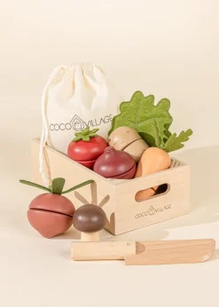 Ningbo Fecda Toys Co., Ltd Coco Village Wooden Vegetables playset Fashion