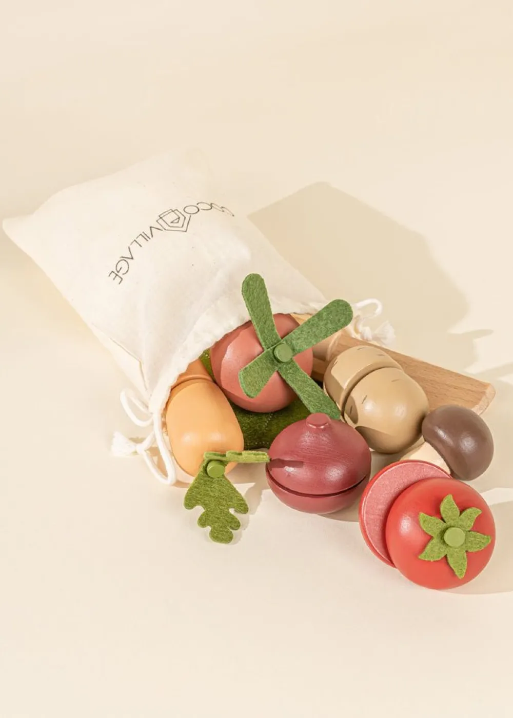 Ningbo Fecda Toys Co., Ltd Coco Village Wooden Vegetables playset Fashion