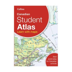 Mastermind Toys Collins Canadian Student Atlas Book New
