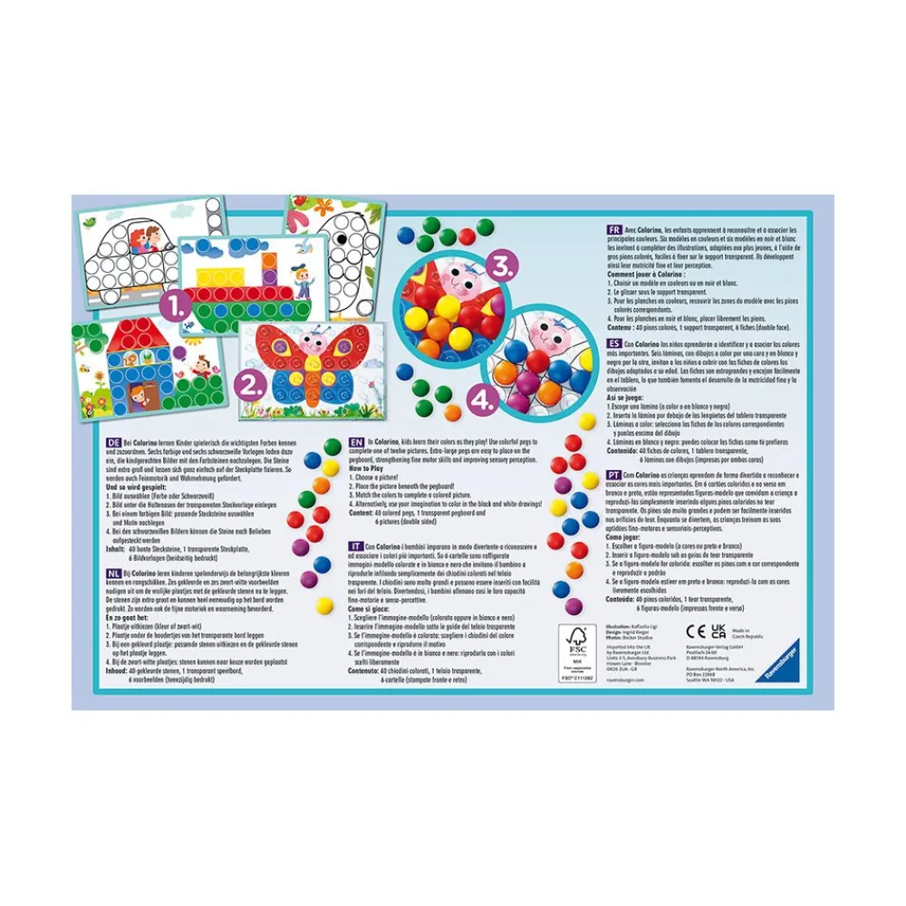 Ravensburger USA, Inc. Colorino Board Game of Colours Fashion