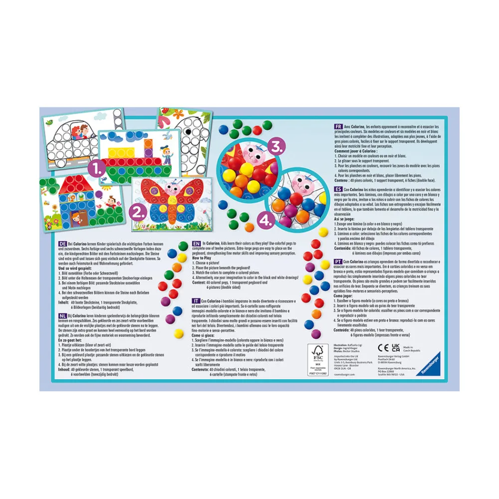 Ravensburger USA, Inc. Colorino Board Game of Colours Fashion