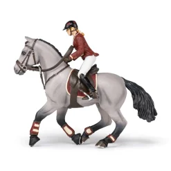 PAPO INTERNATIONAL INC. Competition Horse with Rider in Red Fashion
