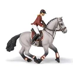 PAPO INTERNATIONAL INC. Competition Horse with Rider in Red Fashion