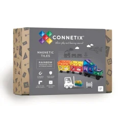 Connetix Tiles CONNETIX Transport Pack-Rainbow New