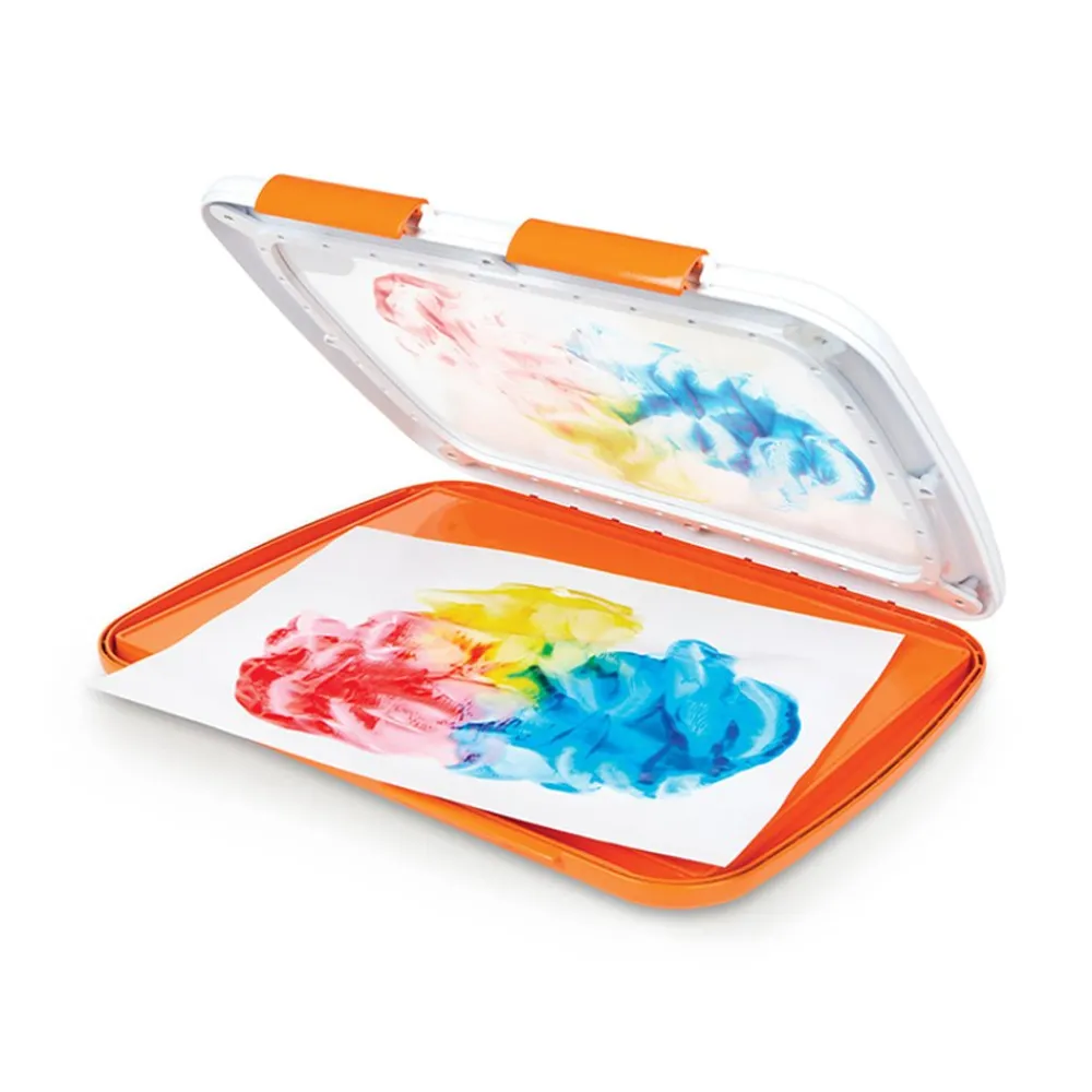 Crayola Easy-Clean Fingerpaint Set Hot