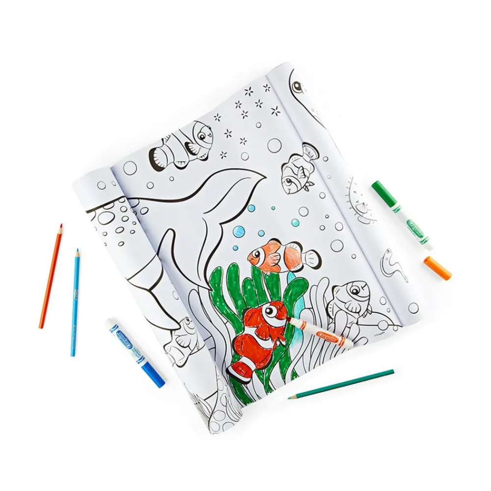 Crayola Giant Colouring Roll, Deep Sea Friends New